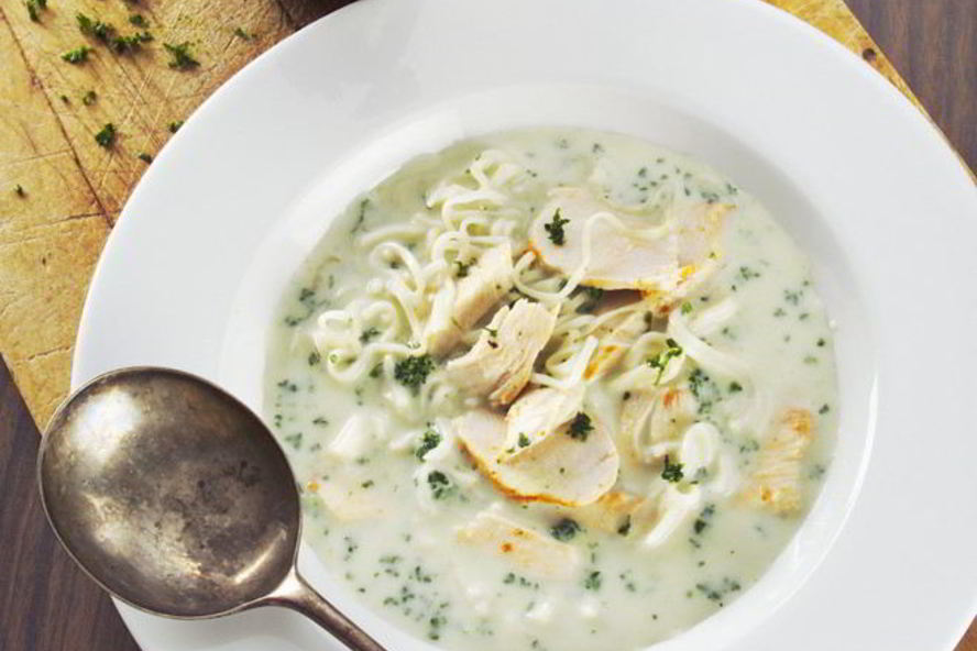 Рецепт супа с жареной курицей