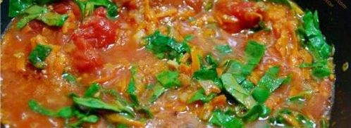 суп томатный с рисом и мидиями. Шаг 26