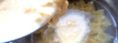 сырно-макаронный суп и чипсы из лаваша. Шаг 11