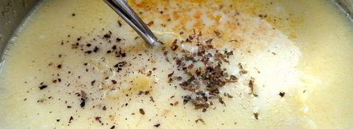 сырно-макаронный суп и чипсы из лаваша. Шаг 14