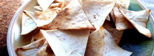 сырно-макаронный суп и чипсы из лаваша. Шаг 17