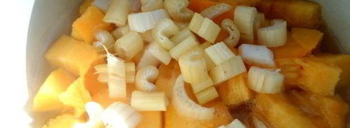 сырно-макаронный суп и чипсы из лаваша. Шаг 5