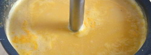 сырный крем-суп с грудинкой. Шаг 9