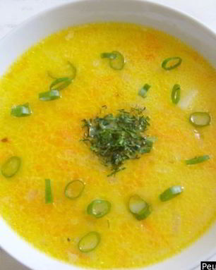 Сырный суп из плавленных сырков