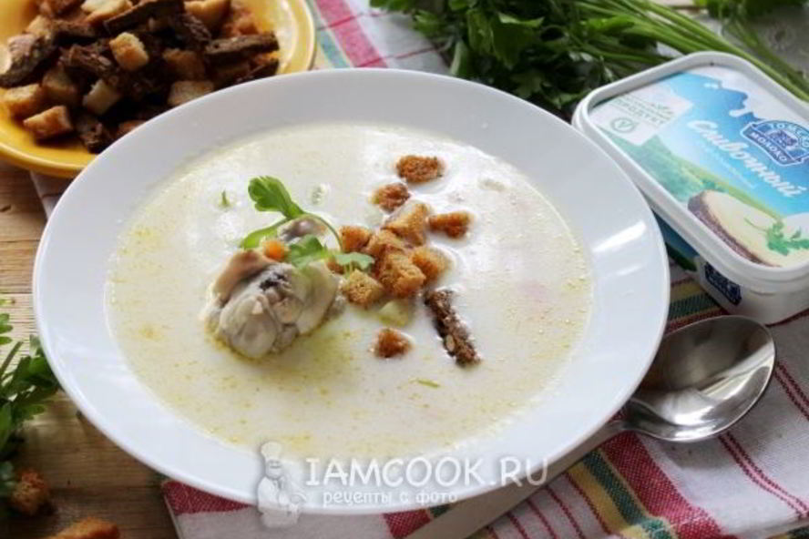 Рецепт сырного супа по-французски с курицей