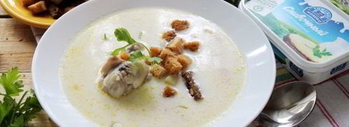 сырный суп по-французски с курицей. Шаг 11