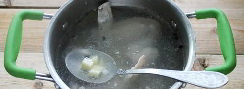 сырный суп по-французски с курицей. Шаг 5