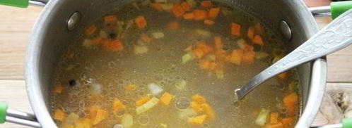 сырный суп по-французски с курицей. Шаг 7