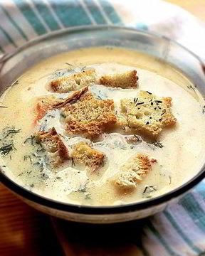 Сырный суп по-французски