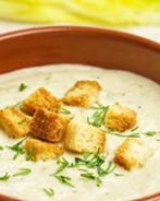 Сырный суп-пюре с сельдереем