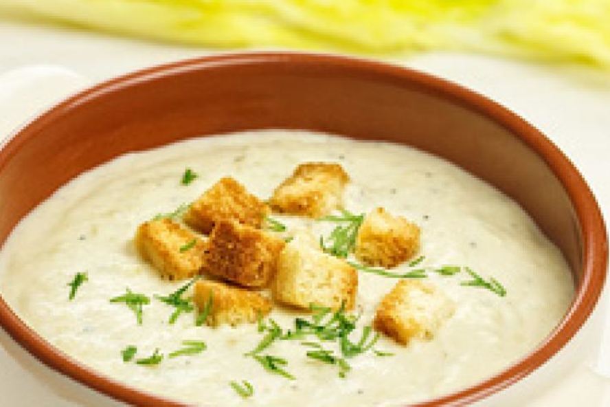Рецепт сырного супа-пюре с сельдереем