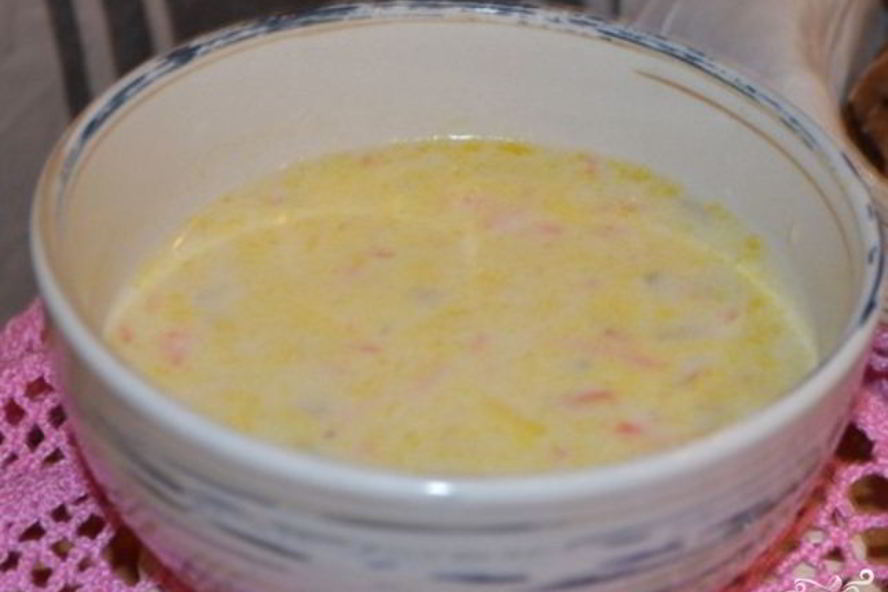 Рецепт сырного супа с белыми грибами