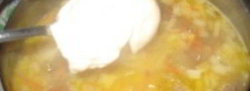 сырный суп с белыми грибами. Шаг 4