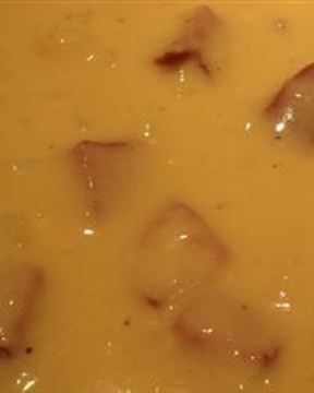 Сырный суп с картошкой и колбасой