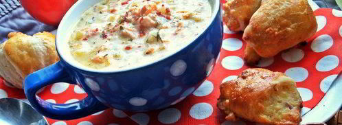 сырный суп с лососем и рисом. Шаг 15