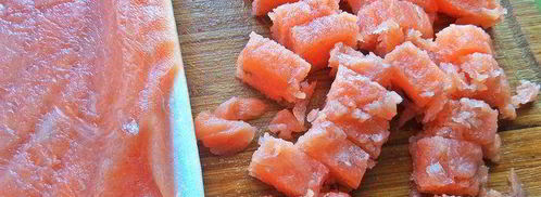 сырный суп с лососем и рисом. Шаг 9