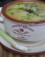 Сырный суп с шампиньонами