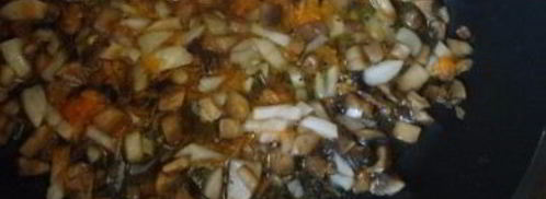 сырный суп с вешенками. Шаг 2