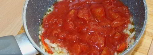 томатный суп с чесноком. Шаг 2