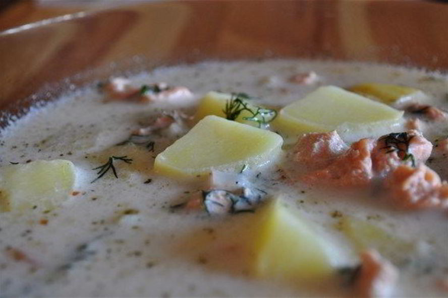 Рецепт ухи из форели по-фински