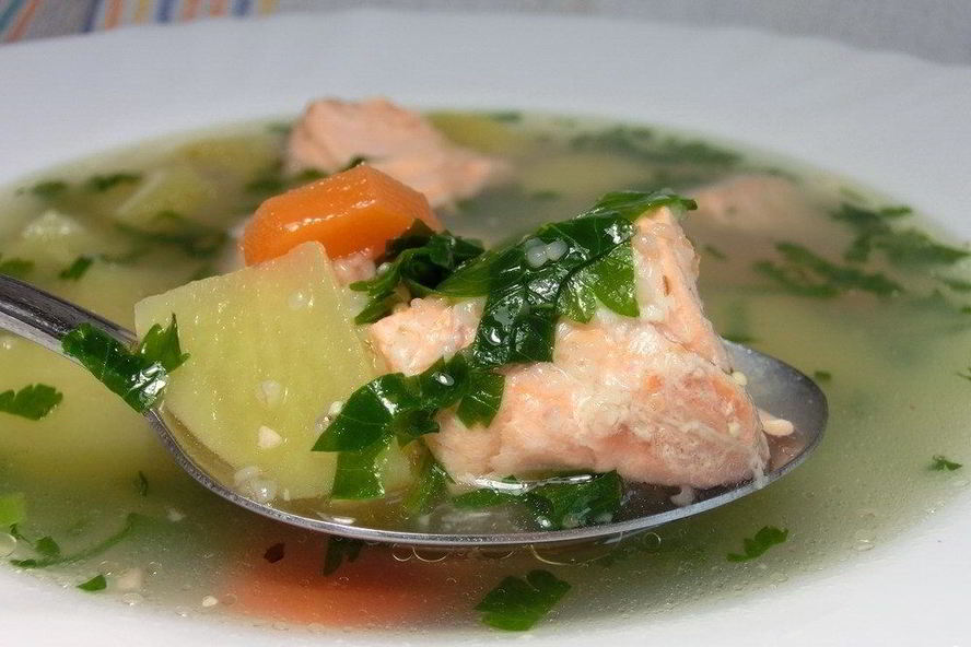 Рецепт ухи из форели