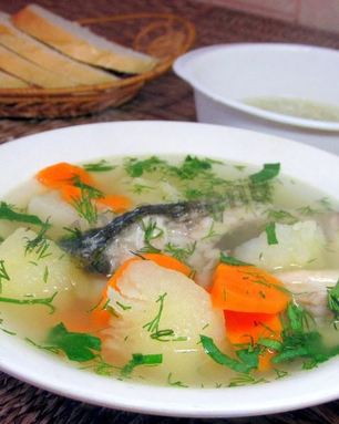 Уха из речной рыбы