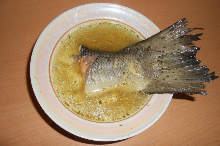 Рецепт ухи иза семг с пшенома