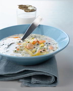 Уха по-фински Сливочное озеро