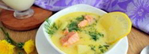 уха по-фински со сливками с лососем. Шаг 6