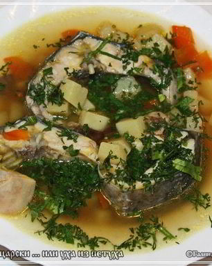 Уха по-царски из петуха