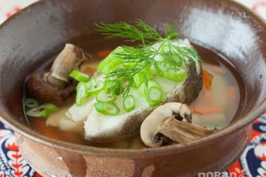 Рецепт ухи с грибами