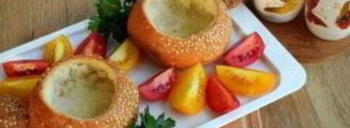 уха в хлебном горшочке. Шаг 5