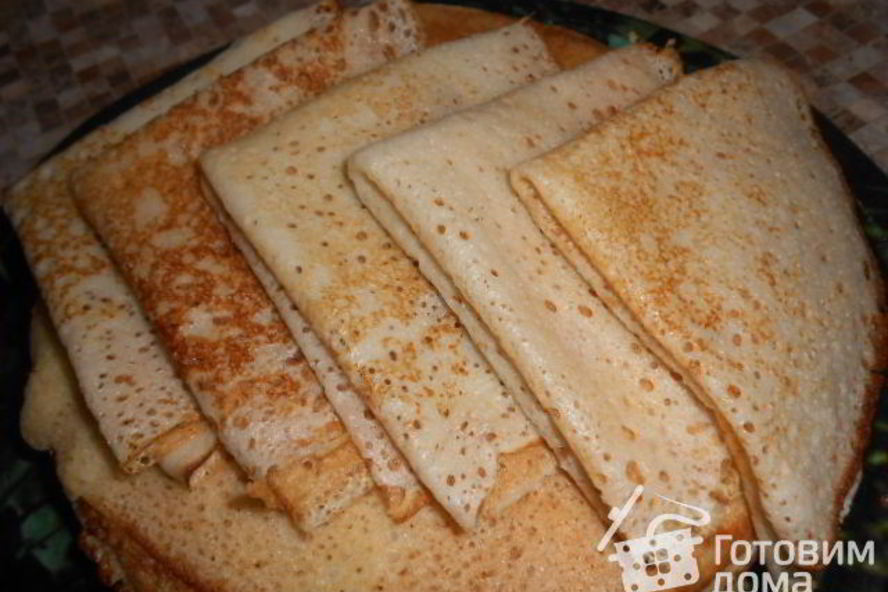 Рецепт ажурных блинчиков на масленницу