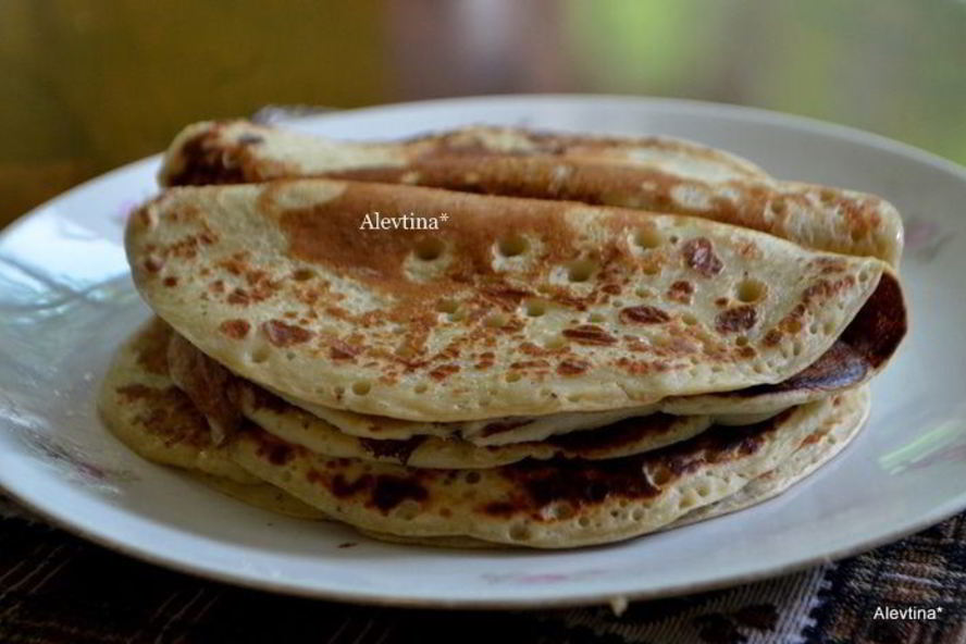 Рецепт блинчиков банановых