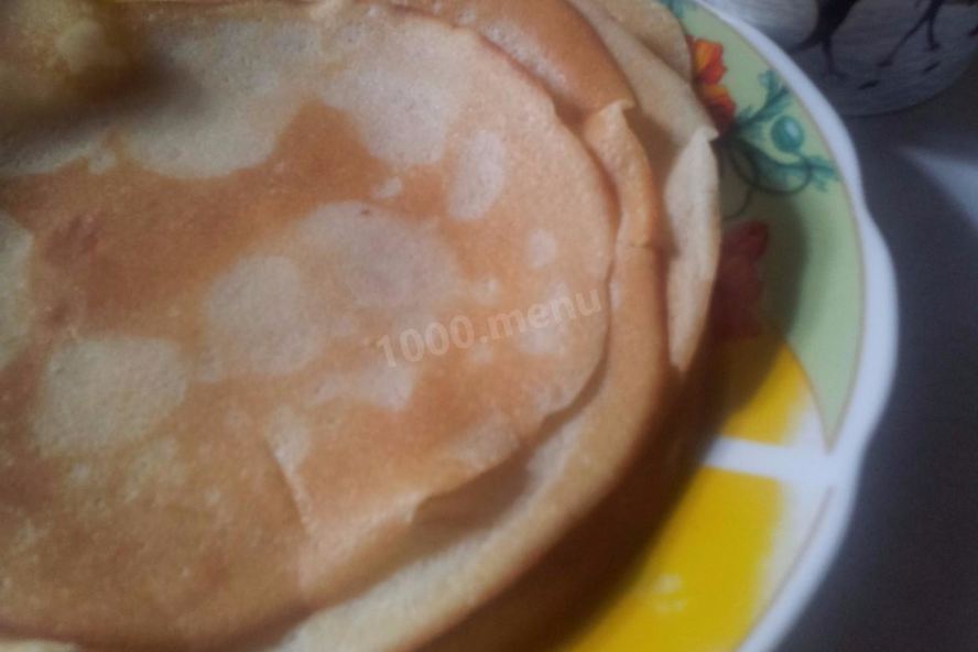 Рецепт блинчиков на рисовой муке с крахмалом