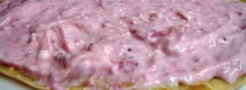 блинчики с творогом и клубникой. Шаг 4