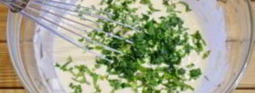 блинчики с зеленью. Шаг 6