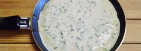 блинчики с зеленью. Шаг 8