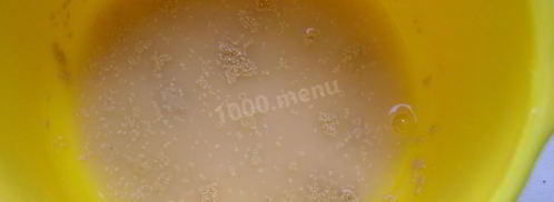 блины из гречневой и пшеничной муки. Шаг 6