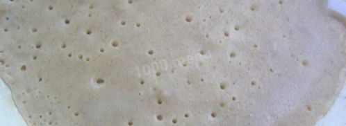 блины из гречневой и пшеничной муки. Шаг 9