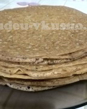 Блины из цельнозерновой муки