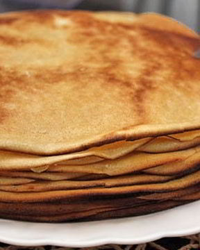 Блины Mинутка на сковороде