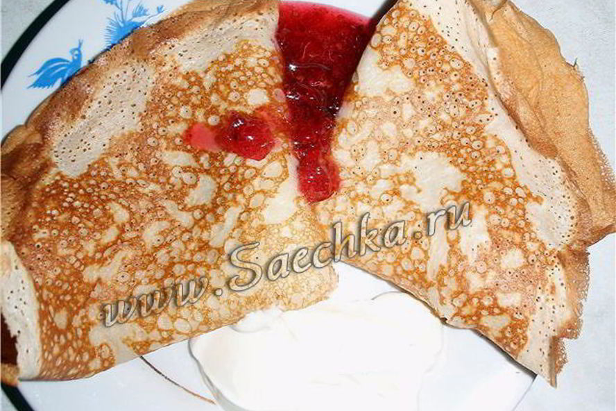 Рецепт блинов ны кефире и кислома молоке