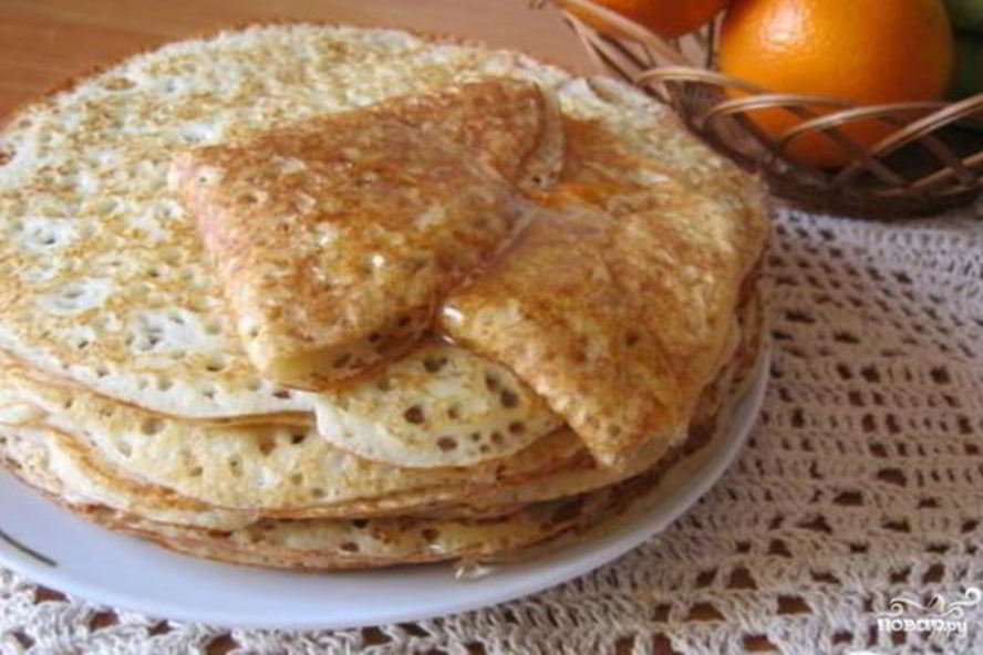 Рецепт блинов на кулеше