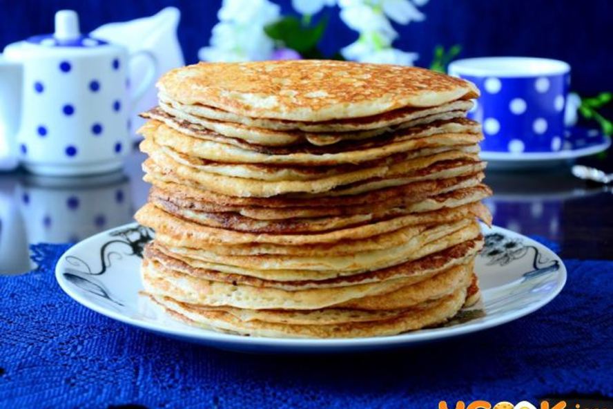 Рецепт блинов на манке