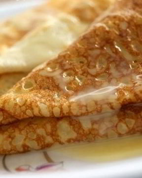 Блины с дырочками на кефире