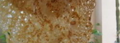 блины с дырочками на кефире. Шаг 9