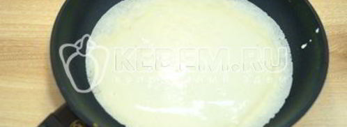 блины с курицей и грибами. Шаг 4