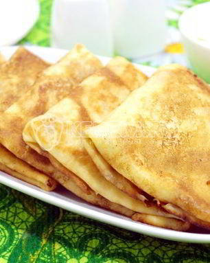 Блины с курицей