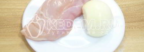 блины с курицей. Шаг 6